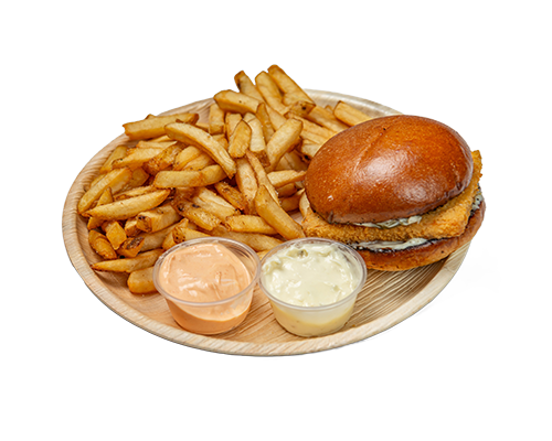 Fish burger trio/combo